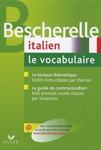 Georges Ulysse Bescherelle: Italien. Le Vocabulaire