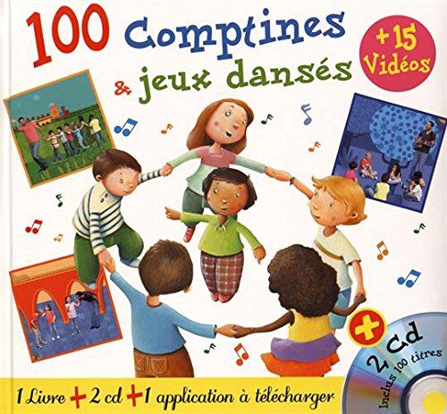 Rémi Guichard 100 Comptines Et Jeux Dansés (2cd Audio)