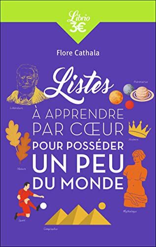 Flore Cathala Listes À Apprendre Par Coeur Pour Posséder Un Peu Du Monde: Maîtriser Les Grands Repères Et Entraîner Sa Mémoire