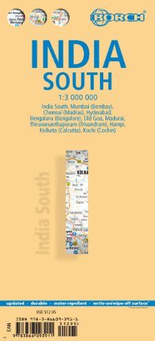 Collectif Indien Süd: 1:3 000 000. Einzelkarten: India South 1:3 000 000, Mumbai 1:30 000, Kolkata 1:30 000, Chennai 1:30 000, Hyderabad 1:30 000, Bengaluru ... 1:30 000, India Administrative And Time Zones