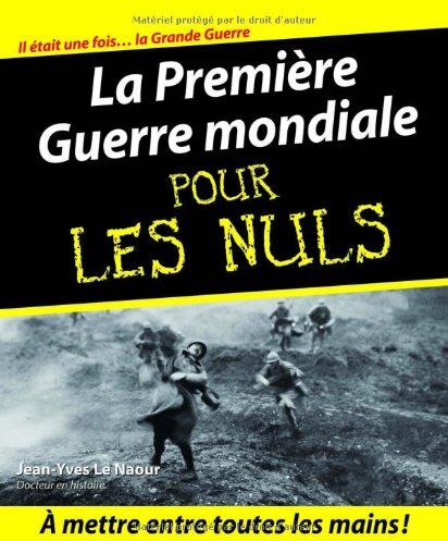 Jean-Yves Le Naour La Première Guerre Mondiale Pour Les Nuls