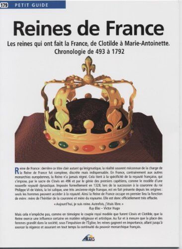 Collectif Reines De France : Chronologie De 493 À 1792
