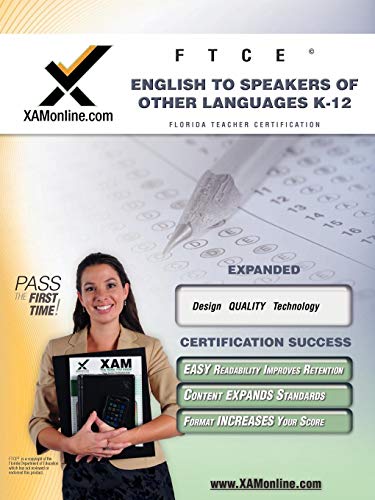 Wynne, Sharon A. Ftce English To Speakers Of Other Languages K-12: Teacher Certification Exam (Xam Ftce)