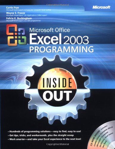 Curtis Frye Microsoft® Office Excel 2003 Programming Inside Out