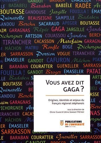 Collectif Vous Avez Dit Gaga ?: Origines, Identités Et Enjeux Du Français Régional Stéphanois