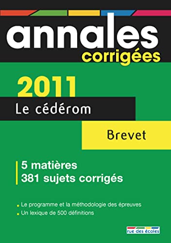 Rue des écoles Annales Corrigées Brevet 2011 Cd