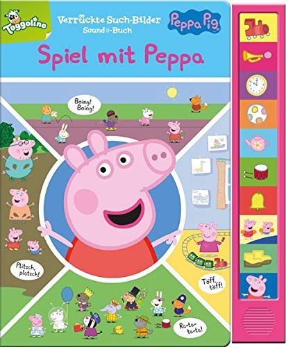 Phoenix International Publications (pikids) Peppa Pig: Spiel Mit Peppa! Pappbilderbuch Mit 10 Sounds