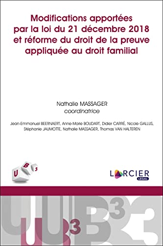 Jean-Emmanuel Beernaert Modifications Apportées Par La Loi Du 21 Décembre 2018 Et Réforme Du Droit De La Preuve Appliquée