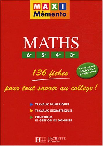 Pierre Curel Maths 6e/5e/4e/3e