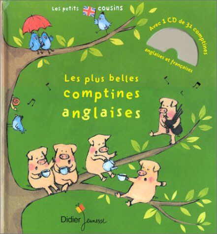 Hudrissier /Perrin Les Plus Belles Comptines Anglaises (1 Livre + 1 Cd Audio) (Les Petits Cousins)