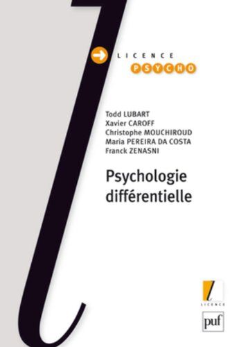 Xavier Caroff Psychologie Différentielle