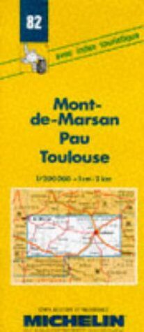 Michelin Travel Publications Michelin Mont-De- Marsan, Pau, Toulouse 1 : 200 000. Avec Index Touristique. (Michelin Maps)