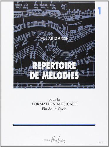 Labrousse Margu Répertoire De Mélodies Volume 1