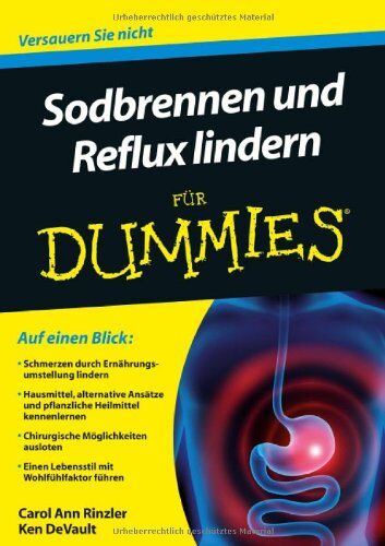 Rinzler, Carol Ann Sodbrennen Und Reflux Lindern Für Dummies: (Fur Dummies)