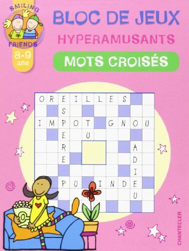 Bloc De Jeux Hyperamusants - Mots Croisés (8-9a.)
