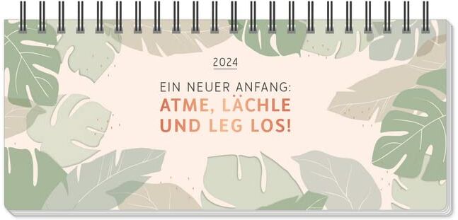 GRAFIK WERKSTATT Das Original Wochenplaner 2024 Ein Neuer Anfang (Mit Kalendarium): Premium-Wochenplaner