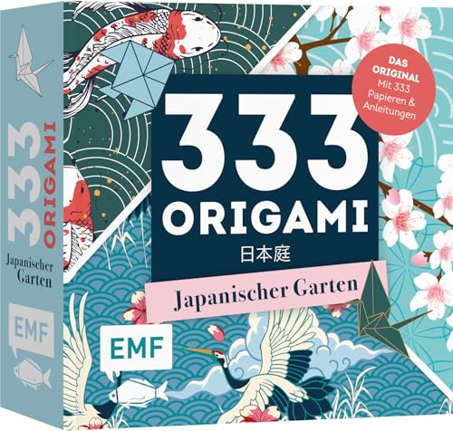 333 Origami ? Japanischer Garten ? Zauberschöne Papiere Falten Für Japan-Fans: Das Original: Mit Anleitungen Und 333 Feinen Papieren: Hochwertiges Origami-Papier Mit Blüten-, Wasser- Und Tiermotiven