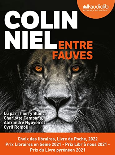 Colin Niel Entre Fauves: Livre Audio 1 Cd Mp3