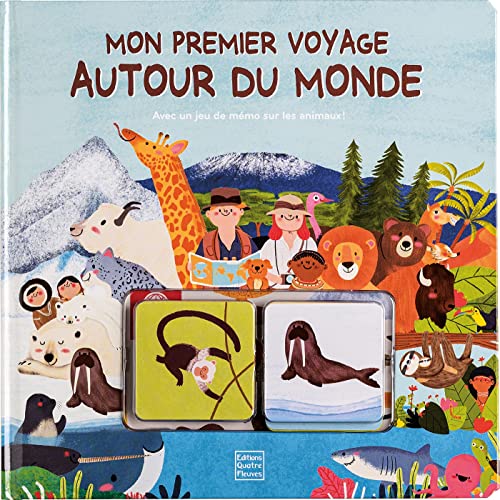 Mia Cassany Mon Premier Voyage Autour Du Monde: Avec Un Jeu De Mémo Sur Les Animaux !