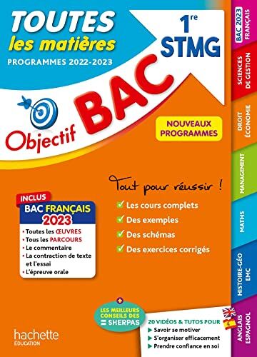 Catherine Duffau Objectif Bac - Toutes Les Matières 1re Stmg (Nouveaux Programmes)