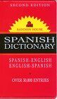 Sola, Donald F. Spanish Dictionary, Second Edition (Random House Vest Pocket)