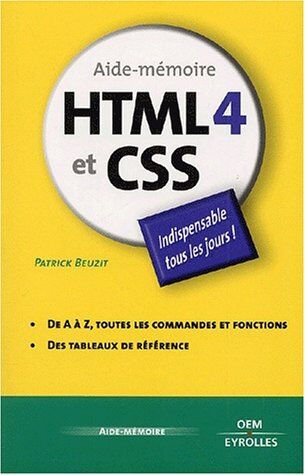 Patrick Beuzit Html 4 Et Css