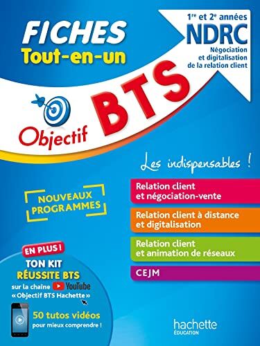 Céline Thériot Objectif Bts Ndrc - Fiches Tout-En-Un