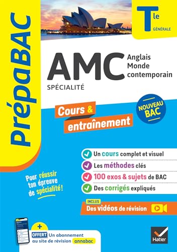 Christine Bitaillou Prépabac Amc (Anglais Monde Contemporain) Tle Générale (Spécialité) - Bac 2024: Nouveau Programme De Terminale