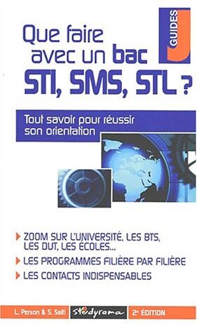 Laetitia Person Que Faire Avec Un Bac Sti, Sms, Stl ? 2ème Édition