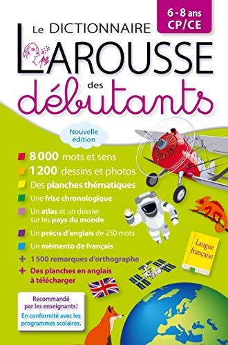 Carine Girac-Marinier Larousse Dictionnaire Des Débutants 6/8 Ans Cp/ce