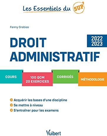 Fanny Grabias Droit Administratif 2022/2023: Cours - Qcm - Exercices - Corrigés