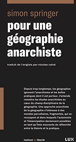 Pour Une Géographie Anarchiste