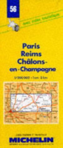 Michelin Travel Publications Michelin Karten, Bl.56 : Paris, Reims, Chalons-En-Champagne (Michelin Maps)