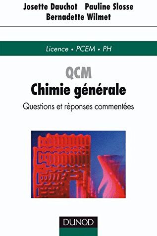 Josette Dauchot Qcm Chimie Générale