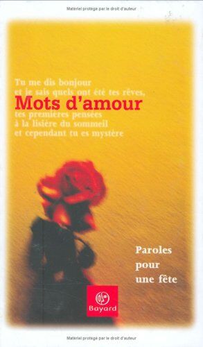 Claude Raison Mots D'Amour : Paroles Pour Une Fête (Mots De)