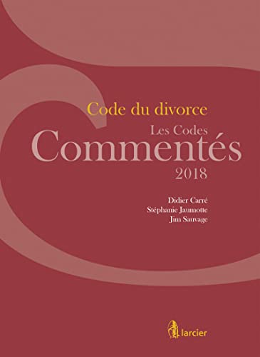 Didier Carré Code Commenté - Divorce 2018