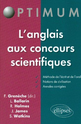 Fabien Grenèche L'Anglais Aux Concours Scientifiques