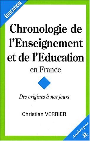 Christian Verrier Chronologie De L'Enseignement