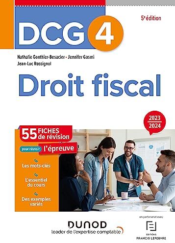 Nathalie Gonthier-Besacier Dcg 4 - Droit Fiscal - Fiches 2023-2024: Fiches De Révision