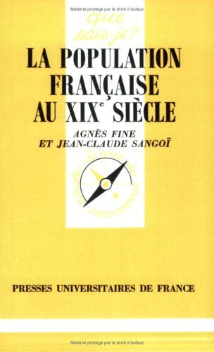 Agnès Fine La Population Française Au 19ème Siècle