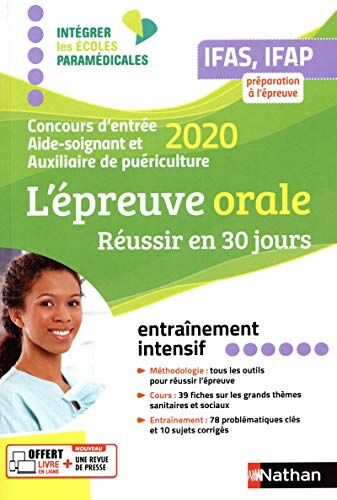 Blandine Savignac L'Épreuve Orale Ifas, Ifap : Concours D'Entrée Aide-Soignant Et Auxiliaire De Puériculture