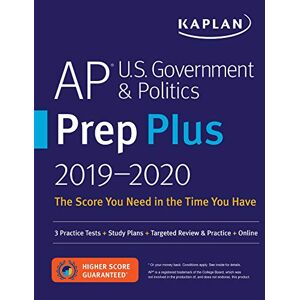 Ap U.S. Government & Politics Prep Plus 2019-2020: 3 Practice