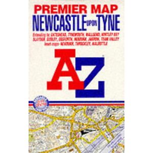 Geographers' A-Z Map Company Premier Street Map Of castle-Upon-Tyne (Premier