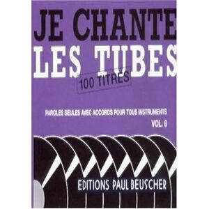 Collectif Partition : Je Chante Les Tubes 6