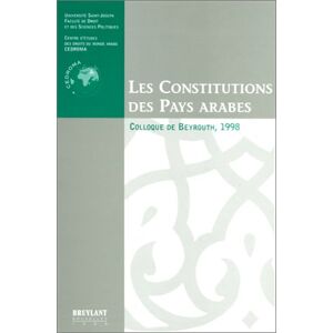 Anonyme Les Constitutions Des Pays Arabes