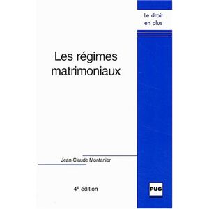 Jean-Claude Montanier Regimes Matrimoniaux 4eme Code Renvoi S346514 - Publicité