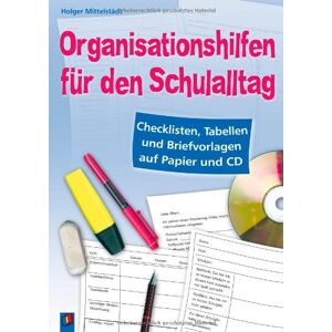 Holger Mittelstädt Organisationshilfen Für Den Schulalltag: Checklisten, Tabellen Und Briefvorlagen Auf Papier Und Cd - Publicité Holger Mittelstädt Organisationshilfen Für Den Schulalltag: Checklisten, Tabellen Und Briefvorlagen Auf Papier Und Cd - Publicité