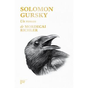 Mordecai Richler Solomon Gursky - Publicité Mordecai Richler Solomon Gursky - Publicité