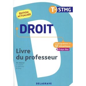 Philippe Idelovici Droit Terminale Stmg : Le Programme En 12 Situations + Prépa Bac : Livre Du Professeur - Publicité Philippe Idelovici Droit Terminale Stmg : Le Programme En 12 Situations + Prépa Bac : Livre Du Professeur - Publicité