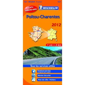 Collectif Michelin Poitou Charentes 17521 Carte Michelin Kaart 2012 (Kaarten/cartes Michelin) - Publicité Collectif Michelin Poitou Charentes 17521 Carte Michelin Kaart 2012 (Kaarten/cartes Michelin) - Publicité